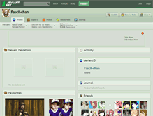 Tablet Screenshot of fascii-chan.deviantart.com