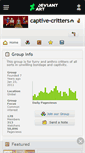 Mobile Screenshot of captive-critters.deviantart.com