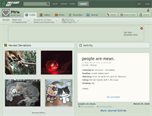 Tablet Screenshot of pitria.deviantart.com
