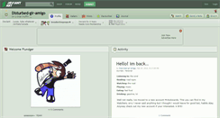 Desktop Screenshot of disturbed-gir-amigo.deviantart.com