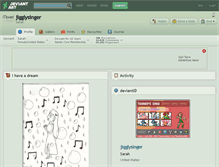 Tablet Screenshot of jigglysinger.deviantart.com