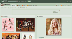 Desktop Screenshot of crazygeoff.deviantart.com