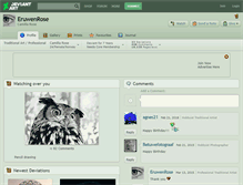 Tablet Screenshot of eruwenrose.deviantart.com