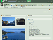 Tablet Screenshot of climber07.deviantart.com
