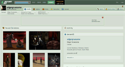 Desktop Screenshot of edgargruesome.deviantart.com