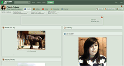 Desktop Screenshot of claud-dubois.deviantart.com