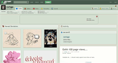 Desktop Screenshot of nortago.deviantart.com