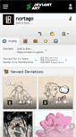 Mobile Screenshot of nortago.deviantart.com