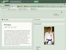 Tablet Screenshot of futurix.deviantart.com