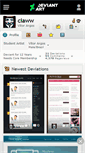 Mobile Screenshot of claww.deviantart.com