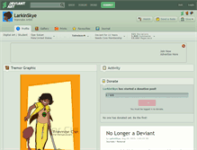 Tablet Screenshot of larkinskye.deviantart.com