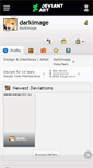 Mobile Screenshot of darkimage.deviantart.com