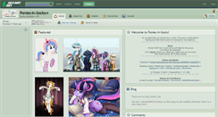 Desktop Screenshot of ponies-in-socks.deviantart.com