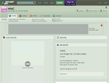 Tablet Screenshot of missc.deviantart.com