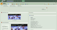 Desktop Screenshot of dxkid.deviantart.com