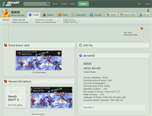 Tablet Screenshot of dxkid.deviantart.com