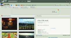 Desktop Screenshot of chernoble.deviantart.com