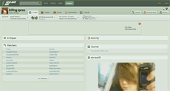 Desktop Screenshot of killing-spree.deviantart.com