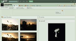 Desktop Screenshot of joekingdesign.deviantart.com