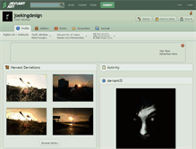 Tablet Screenshot of joekingdesign.deviantart.com