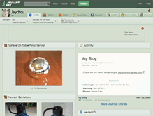 Tablet Screenshot of jaychou.deviantart.com