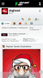 Mobile Screenshot of doghead.deviantart.com