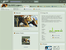 Tablet Screenshot of palomino-league.deviantart.com