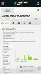 Mobile Screenshot of clean-maturecontent.deviantart.com