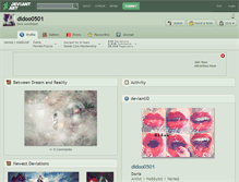 Tablet Screenshot of didoo0501.deviantart.com