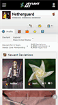 Mobile Screenshot of netherguard.deviantart.com