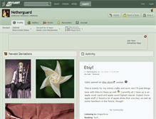 Tablet Screenshot of netherguard.deviantart.com