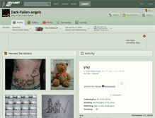 Tablet Screenshot of dark-fallen-angels.deviantart.com