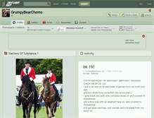 Tablet Screenshot of grumpybearchemo.deviantart.com