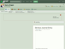 Tablet Screenshot of nayru-dragon.deviantart.com