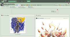 Desktop Screenshot of hallow-marshmallow.deviantart.com