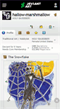 Mobile Screenshot of hallow-marshmallow.deviantart.com