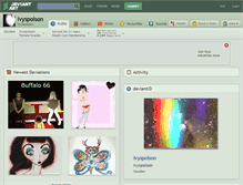 Tablet Screenshot of ivyspoison.deviantart.com