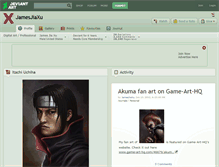 Tablet Screenshot of jamesjiaxu.deviantart.com