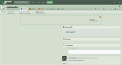 Desktop Screenshot of cytomander.deviantart.com