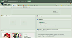 Desktop Screenshot of goggle-lovers.deviantart.com