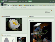 Tablet Screenshot of krtn.deviantart.com