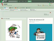 Tablet Screenshot of dwup.deviantart.com