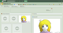 Desktop Screenshot of fanservice-911.deviantart.com
