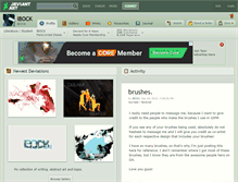 Tablet Screenshot of ibock.deviantart.com