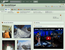 Tablet Screenshot of keswickpinhead.deviantart.com