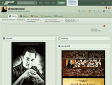 Tablet Screenshot of dracozerocool.deviantart.com