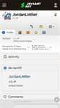 Mobile Screenshot of jordanlmiller.deviantart.com
