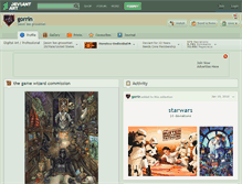 Tablet Screenshot of gorrin.deviantart.com