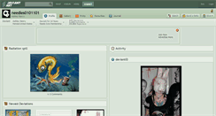 Desktop Screenshot of needles0101101.deviantart.com