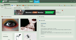 Desktop Screenshot of annarexia.deviantart.com